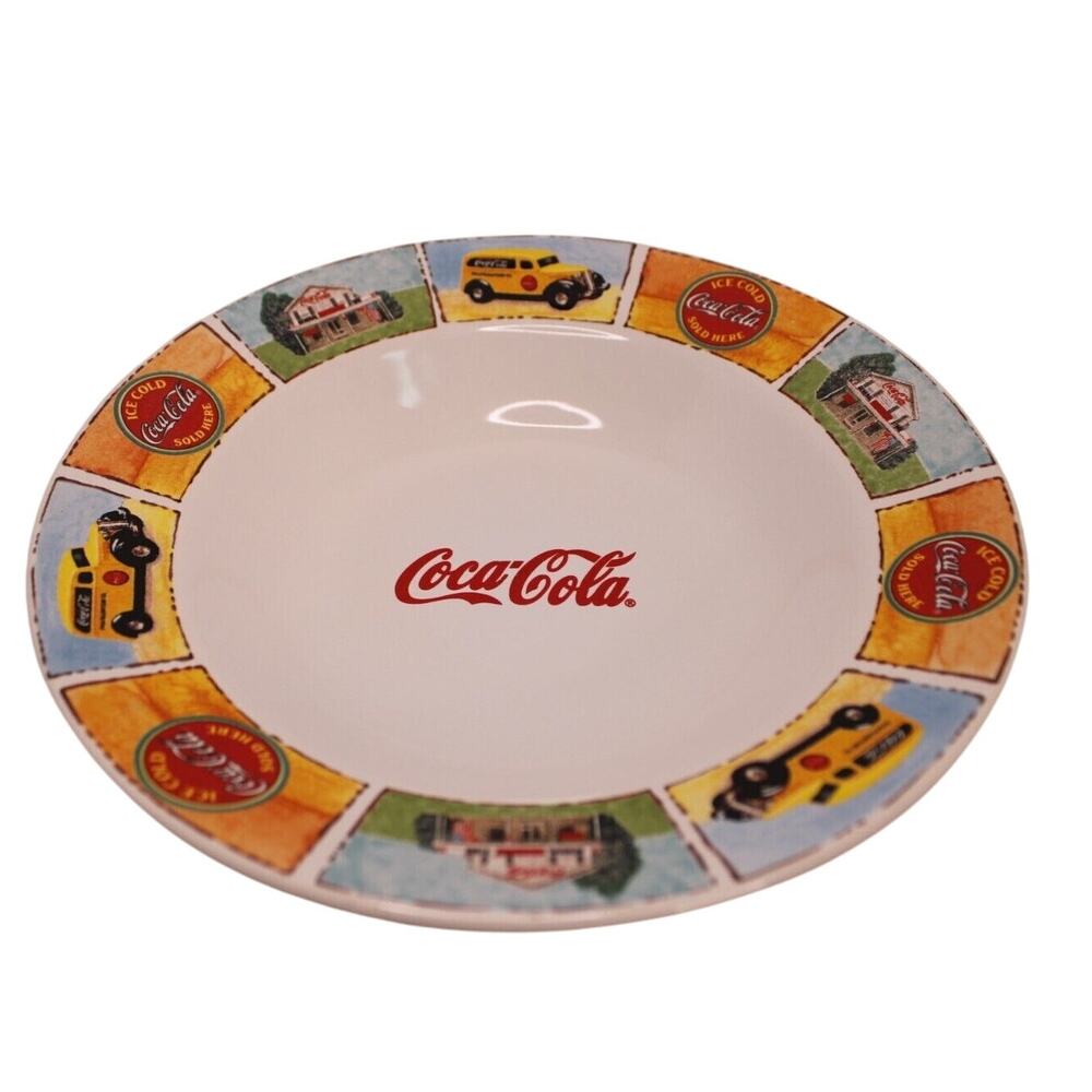 Authentic Retro Vintage Coca Cola BOWL "Good 'Ol Days" Colorful Dishes By Gibson
